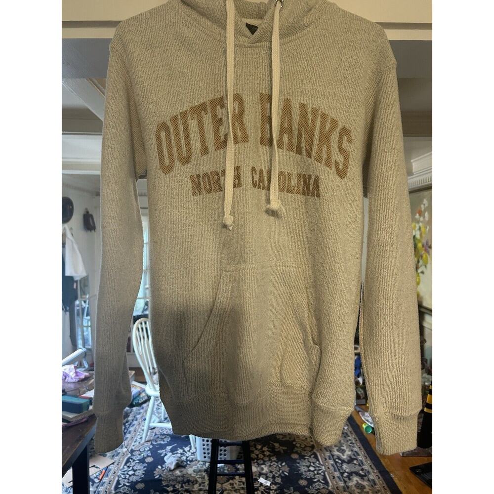 Adult Outer Banks North Carolina Sweatshirt Hoodie Grey Small